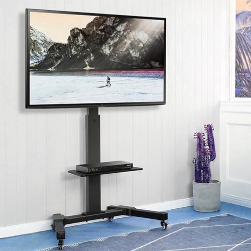 Soporte móvil para TV con ruedas, ajustable de 37-70 pulgadas miniatura 5