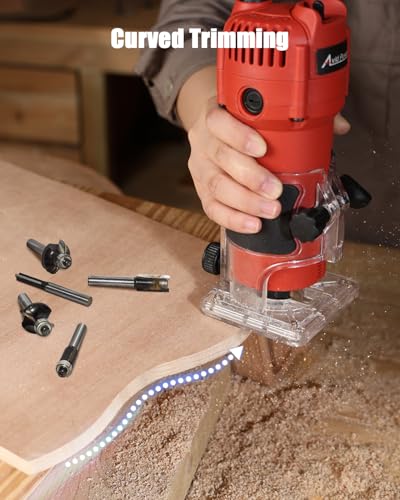 image for AVID POWER 630W 5.3 Amp Wood Router Tool with Fixed Base Compact Route