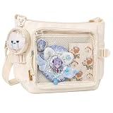 ita bag insert tutorial Materiale di Alta Qualità: Questa elegante borsa a tracolla è realizzata in tessuto di nylon di alta qualità e fodera in poliestere con pregiata fattura, resistente all'usura, piacevole al tatto, non sbiadisce e durevole nell'uso. È anche un regalo ideale per amici, familiari, ecc.