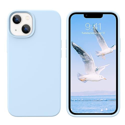 Coque silicone iPhone 13 Mini anti-rayure avec doublure fine douce