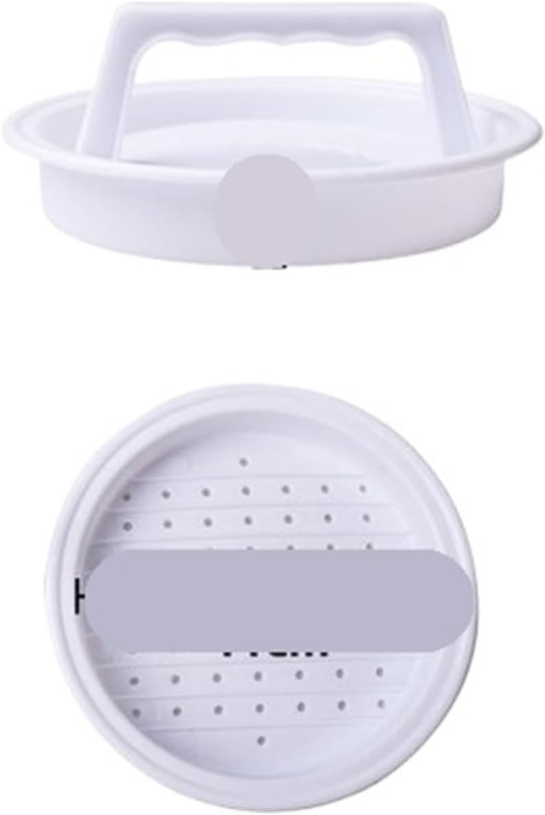3In1 Round Shape Non-Stick Stuffed Press Making Press Tool Grill Maker Mould (Color : ABS Black)