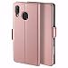 Produktbild YATWIN Handyhülle für Samsung Galaxy A40 Hülle Premium Leder Flip Case Schutzhülle für Samsung Galaxy A40 Tasche, Rose Gold