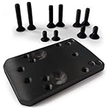 ADE Universal Optic Mount Plate for converting Any Optic Cut with RMR/SRO/407C/507C Footprint Works With ADE RD3, Vortex Venom/Viper,Burris Fastfire,Shield RMS/RMSc,Holosun 407K/507K,EPS Carry Red Dot
