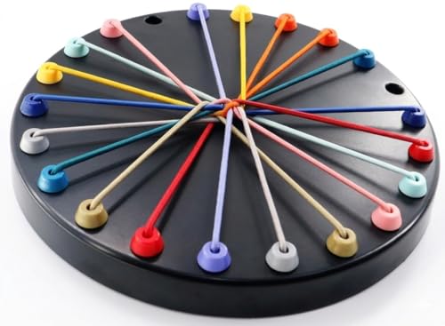 Image of KYDZOY Toys Rope Logic Puzzle Game | Brain Teaser Untangling Challenge for Kids & Adults | Multi-Level Strategy Board Games for Family Play, Travel Fun | Motor Skill & Problem-Solving Development