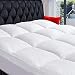 Queen Mattress Topper, Extra Thick Mattress Pad Cover, Cooling Cotton Pillowtop 400TC Plush Top with 8-21 Inch Deep Pocket