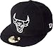 Produktbild New Era Chicago Bulls Black White Logo Cap 59fifty 5950 Fitted NBA Limited Edition