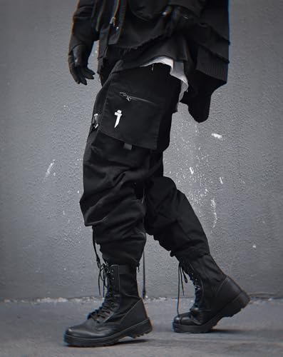 Niepce Inc Streetwear Techwear Cargo Pants for Men with Design3