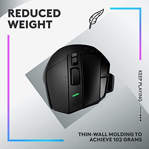 Logitech G502 X Lightspeed Wireless Gaming Mouse - Black — view 5