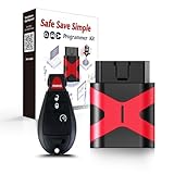 Programmable Keyfob, Replacement Car Keys Fob and DIY Programmer Kit for 2013-2017 Dodge RAM 1500 2500 3500 Remote GQ4-53T