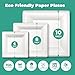 Fit Meal Prep 50 Pack Compostable Paper Plates, 6" Appetizer Plate, Biodegradable Square Dessert Plates, Heavy-Duty Disposable Sugarcane Plate for Party, Dinner, Cake, Snack, White 4