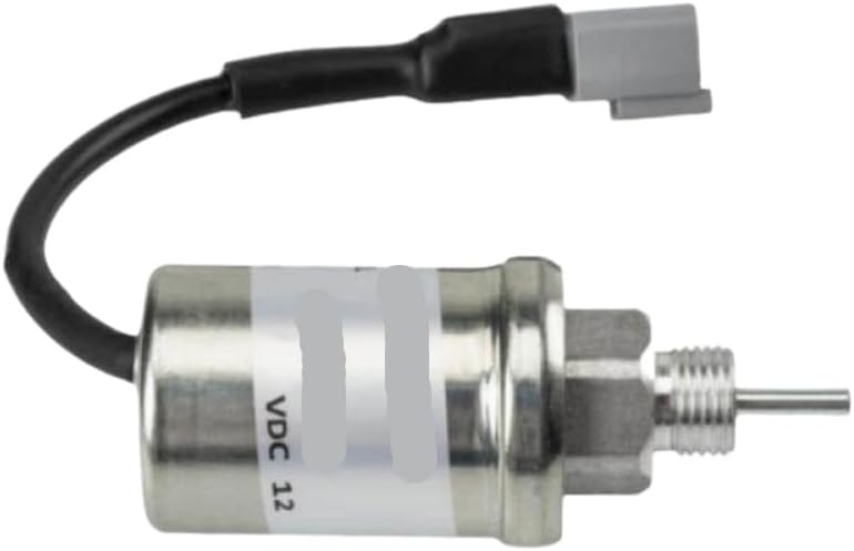 12V Stop Solenoid Replacement for U85206452 U85206450 U85206451 185206192 Compatible with Engine Models 402D 403D 404D 404C 403C