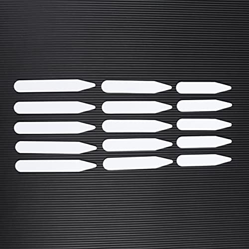 LIOOBO 200 peças de estacas de colarinho de plástico para colarinho barbatanas barbatanas colarinho