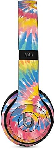 Skinit Decal Audio Skin Compatible with Beats Solo 2 Wired - Officially Licensed Skinit Originally Designed Rainbow Tie Dye Design