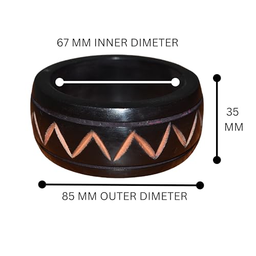 Image of Handmade Natural Wooden BangleHandmade Bracelet Vintage Simple Round Natural Wooden Bracelet Bangle for Women Jewelry.