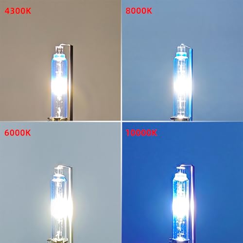 Image of Sinoparcel D1S /D1R 55W Xenon Bulb - 85V 6000K HID Headlight Replacement - Discharge Lamp -Pack of 2-Compatible with 66144 66140 85140 85415 66140XNL