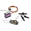 Hosyond 5 Pack MG90S Servo 9G Servo Metal Gear Micro Servo for Arduino Project RC Helicopter Planes Boat Robot Car
