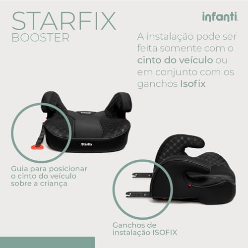 Assento de elevação Booster Starfix cor Preto Infanti