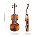 Glarry GV104 All-In-One Violin/Fiddle Kit - Comes with Hard Case, Bow, Rosin & Step-by-Step Instruction Manual for Beginners & Students (4/4)