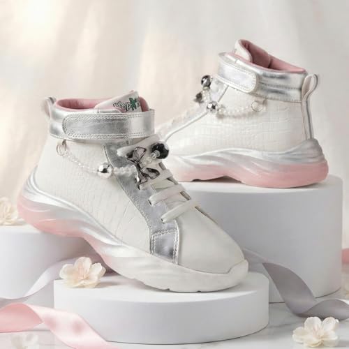 Image of KazarMax Hopits Kids Boys and Girls Ankle Length | High Top | Slip-on Sneakers Shoes | Lightweight | Outdoor Shoes Collection