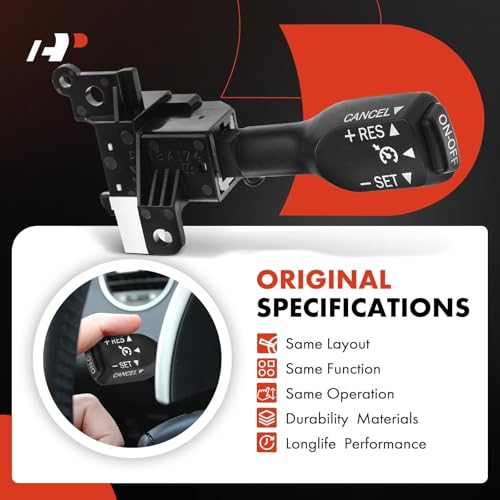 A-Premium Cruise Control Switch Assembly Compatible with Toyota & Lexus - 2001-2023 - Tacoma 4Runner Tundra RAV4 Sienna Avalon Camry Corolla & ES330 ES350 GS300 GS350 IS250 LX470, Replace# 84632-34011 by A-Premium - Image 6