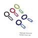 BESPORTBLE 22pcs Plastic Coil Wristband Badge Elastic Spiral Bracelet Stretchable Wrist Coil Keychain for Id Tags Hair Ties and Key Holder Comfortable and Convenient Wrist Band for Daily Use