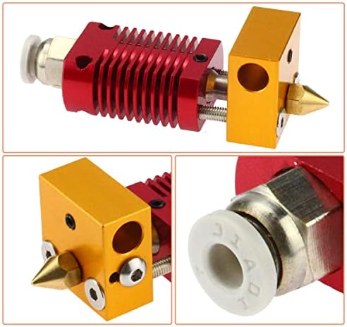 ZDNT Extruder Kit Assembled Extruder Hotend Kit Extruder Assembled Replacement Extruder Hotend Kit Replacement Parts for CR10 Hotend Assembled and Ender 3 Series 3D Printer