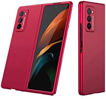 Amazon Com Z Fold 2 Case Z Fold 2 5g Case Galaxy Z Fold 2 Case Damondy Full Body Thin Premium Slim Case For Women Men Hard Cover Compatible With Samsung Galaxy Z Fold 2 Red