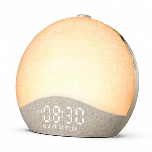 ecozy Sunrise Alarm Clock, White Noise Machine, Sound Machine for Bedroom