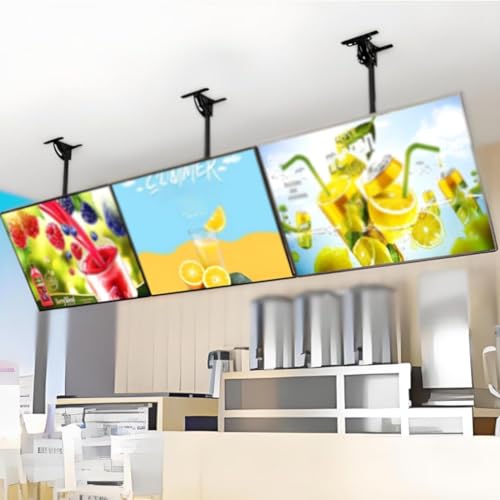 Tablero de menú 3D ultradelgado con iluminación uniforme LED para publicidad exterior e interior