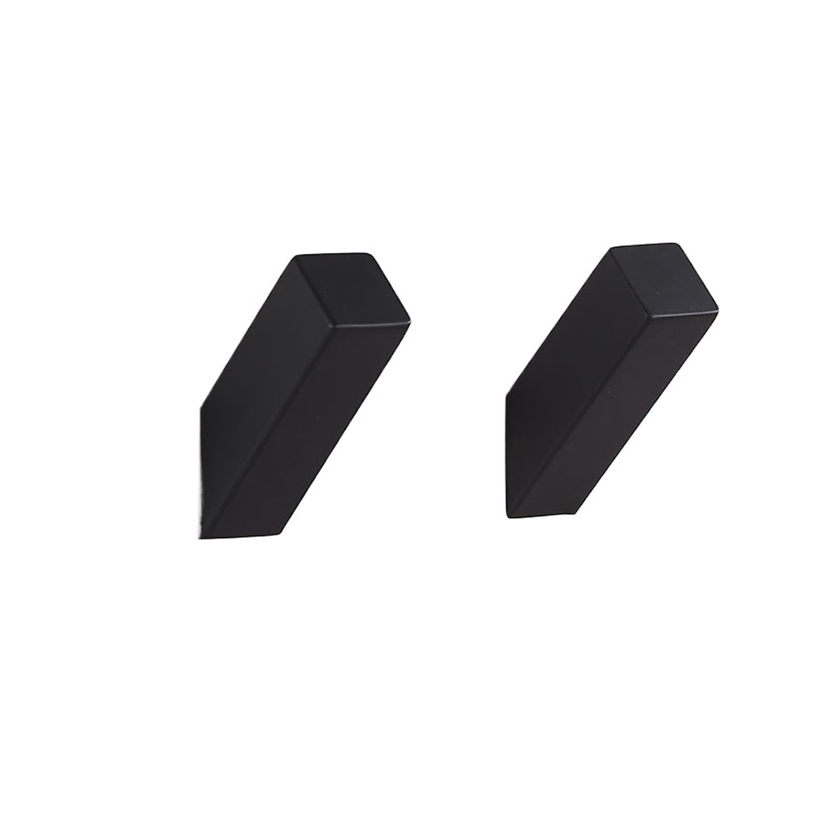 DVMSIEF Coat Hooks Wall-Mounted Black Towel Hook Stainless Steel Bath Robe, Suitable for Bathroom(Black-2)