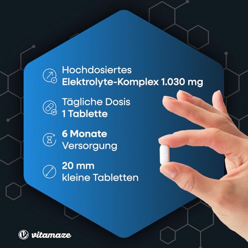 Elektrolyt-Tabletten Vitamaze – Zuckerfreie Elektrolyte für Sport und Ernährung