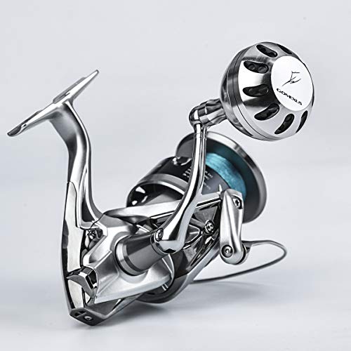 Gomexus B Knob für Hecht, Aluminium Kurbelknauf Angelrolle Passend für Shimano Stradic FK Stella SW-C Saragosa SW… – Bild 3