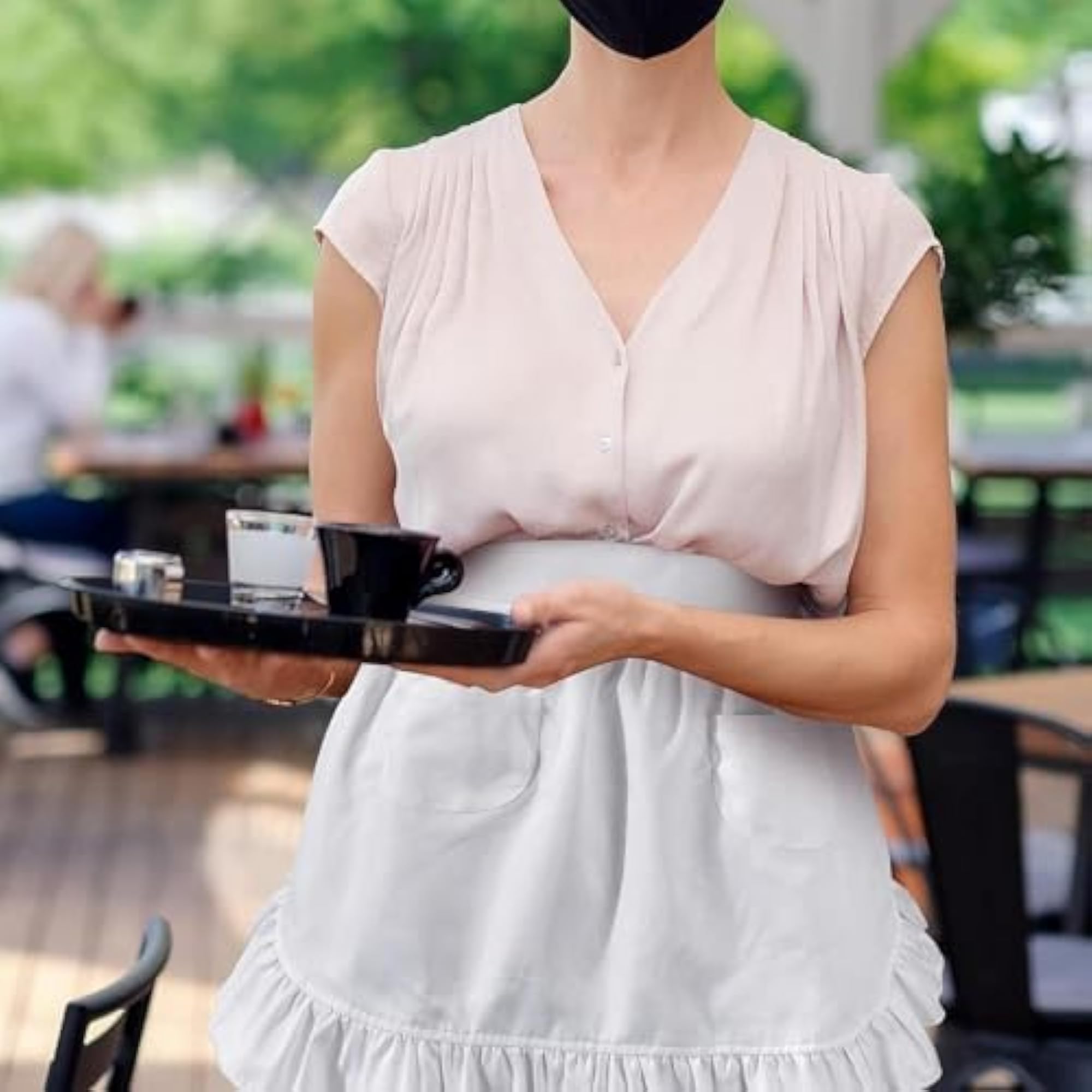 Lightweight Comfortable Half Apron for Baking, Gift