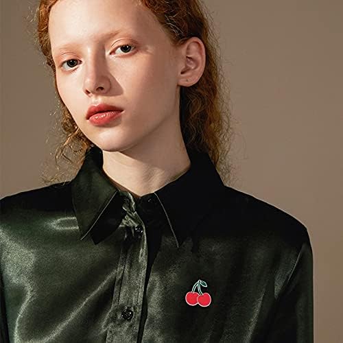 SUPERFINDINGS 10pcs 10 Styles Mixed Color Alloy Enamel Brooches Enamel Pin Set Badge Brooch with Brass Butterfly Clutches Clothing Accessories for DIY Backpack Jackets Coat Decoration
