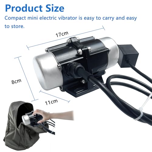 Elektrischer Vibrationsmotor, 70W Mini-Betonrüttelmotor, 3000RPM, bürstenloser Vibrationsmotor für Bergbau, Metallurgie, Elektrizität, Bauwesen