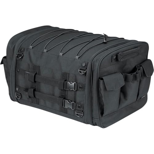Sac de voyage pour moto Kuryakyn 5283 Momentum Drifter noir résistant aux intempéries