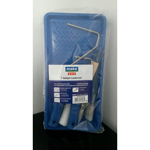 Preisvergleich Produktbild Acryl Set 7tlg. PROFI - Wanne Bügel Walzen Acrylflachpinsel