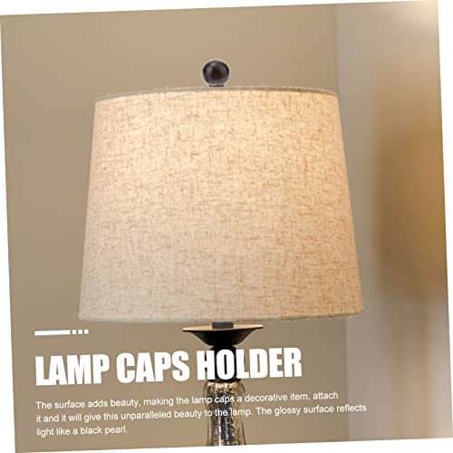 Image of 2 Pcs Table Lamp Decorative Lamp Cap Light Covers for Light Fixtures Cap Topper