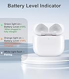 Wireless Charging Case Compatible with AirPods 4, Replacement Case for AirPods 4, Bluetooth Pairing Sync Button, Includes Gray Microfiber Cleaning Cloth, Earbuds Not Included(USB-C Port) - Image 7