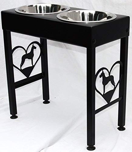 Elevated Dog Feeder Stand Raised Dog Bowls 21" Tall For Great Dane #TOP3