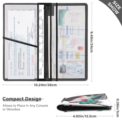 Organizador de documentos para auto colorido miniatura 3