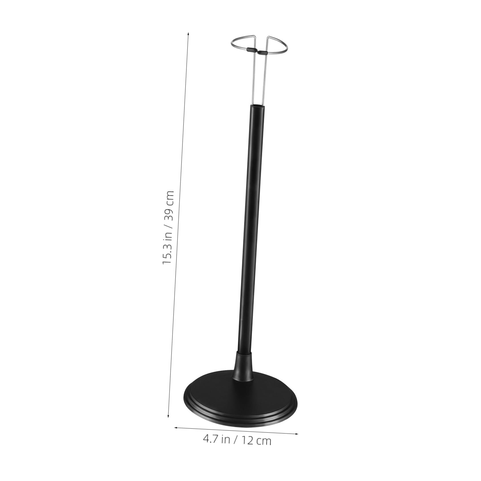 Supporto per bambole da 45 cm regolabile nero Garneck per action figure e collezionisti
