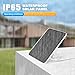 6W AC 9V Solar Panel for Ring Doorbell, Solar Panel Compatible with Ring Video Doorbell 2, Video Doorbell 3, Video Doorbell 3+, Video Doorbell 4 and Video Doorbell Plus