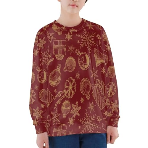 Modysero Christmas Hoodie for Kids Outdoor/Indoor Activities Fall Winter Comfy Soft Casual Long Sleeve Pull Over Sweatshirts2