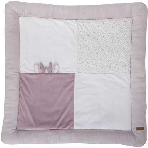 Tapis de parc 100x100 cm lilas de la marque Domiva aux finitions soignées pour bébé