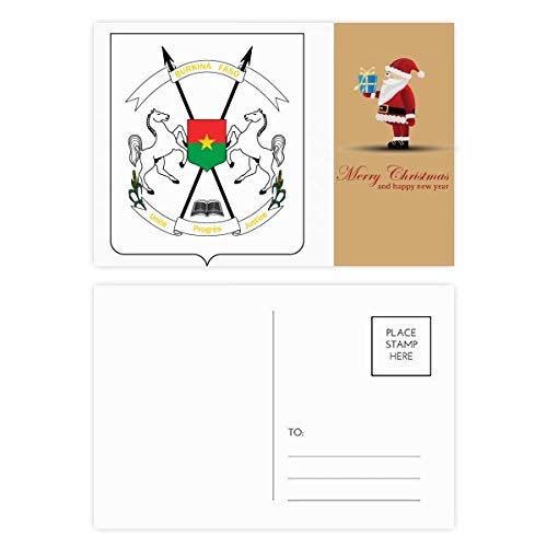 Cartes postales Ouagadougou Burkina Faso Père Noël pour éviter les vœux banals et impersonnels