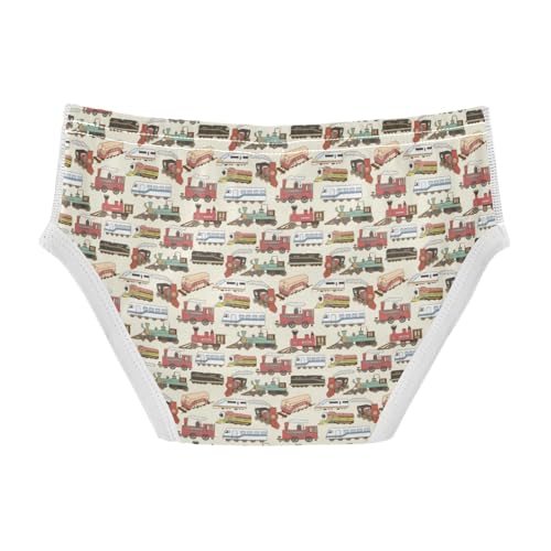 Boys' Exclusive Briefs Toddler Underwear 95% Combed Cotton Boxerbriefs 2T Vehicle Pattern Cars 112