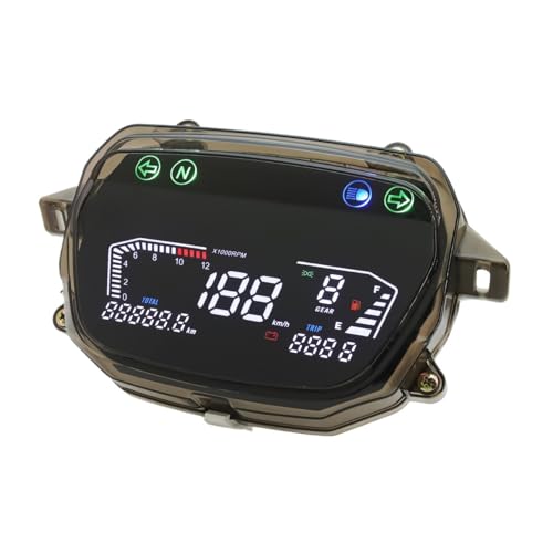 Compteur de vitesse numérique LED avec jauge essence Demak EX90