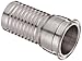 Dixon IXSE32-3A Stainless Steel 304 CIP Internal Expansion Holedall Fitting, Sanitary Hose Clamp End Stem, 2" Coupling x 2" Hose ID Barbed