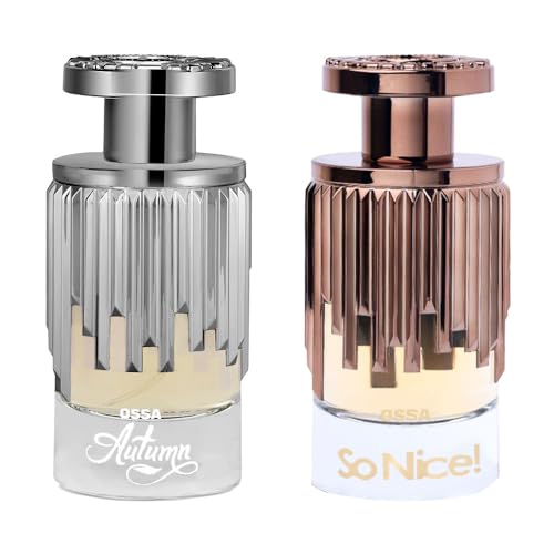 Image of Ossa Autumn & So Nice Eau De Parfum for Men & Women, 2x100ML | Fresh Woody & Floral Fruity Notes | Long Lasting Premium Fragrance Perfume Combo for Everyday Wear (Pack of 2)